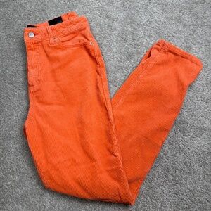 BDG Urban Outfitters Mom High Rise Orange Corduroy Casual Pants Women's 29
